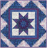 Hoffman Batiks Lone Star Pre-Cut Wall Hanging Kit - Dragonflies At Dusk