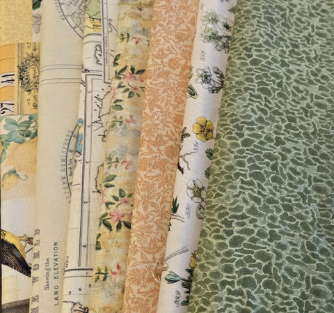 Matt's Mystery Bundles - 5.394 yards - Eclectic Elements #1  - Assorted Remnants