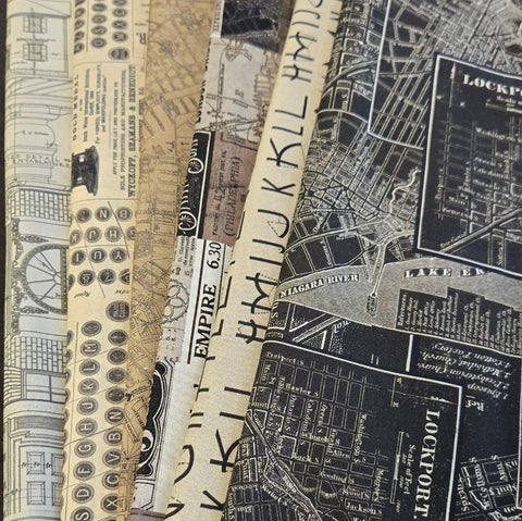 Matt's Mystery Bundles - 4.698 yards - Eclectic Elements #9 - Assorted Remnants