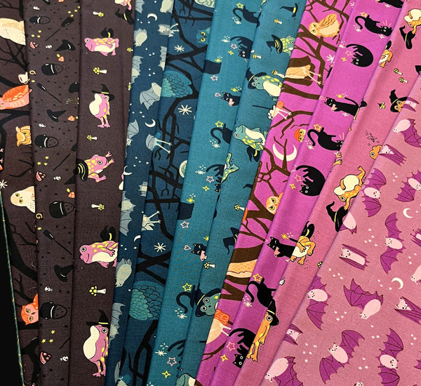 Matt's Mystery Bundles -  3.48 yards - Freaky Familiars #1 - Assorted Remnants