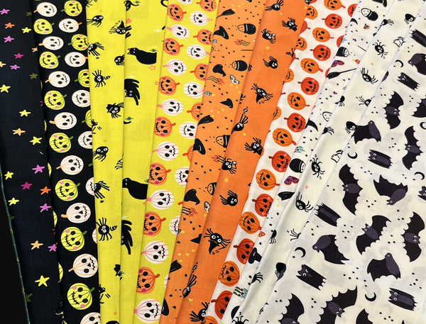 Matt's Mystery Bundles -  3.48 yards - Freaky Familiars #2 - Assorted Remnants