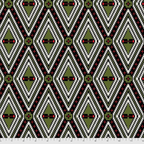 Free Spirit Holiday Homies FNTP004 Pinefresh Family Tree FLANNEL By The Yard