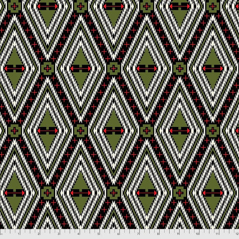 Free Spirit Holiday Homies FNTP004 Pinefresh Family Tree FLANNEL By The Yard