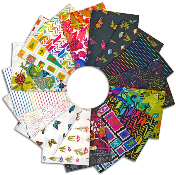 Andover Pre-Cut 16 Piece Fat Quarter Bundle - FQ CW X- Color Wheel