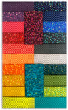 Benartex Pre-Cut 22 Piece Fat Quarter Bundle - Dazzle Dots