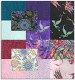 Benartex Pre-Cut 14 Piece Fat Quarter Bundle - FQFENPK - Fairy Enchantment