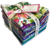 Clothworks Digital Pre-Cut 22 Piece Fat Quarter Bundle FQ0481 - Garden Fresh