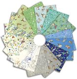 Clothworks Pre-Cut 16 Piece Fat Quarter Bundle - What Friends Are For