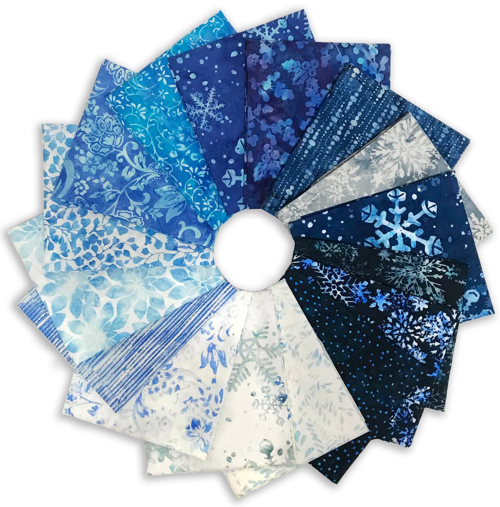 Soimoi Precut 10-inch Beach Ocean Prints Cotton Fabric Bundle