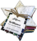 Hoffman Pre-Cut 25 Piece Fat Quarter Bundle - BRILFQ 755 - Brilliance