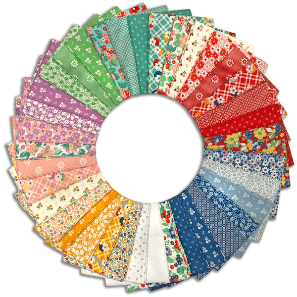 Moda Pre-Cut 37 Piece Fat Quarter Bundle - 33750AB - 30s Playtime ...