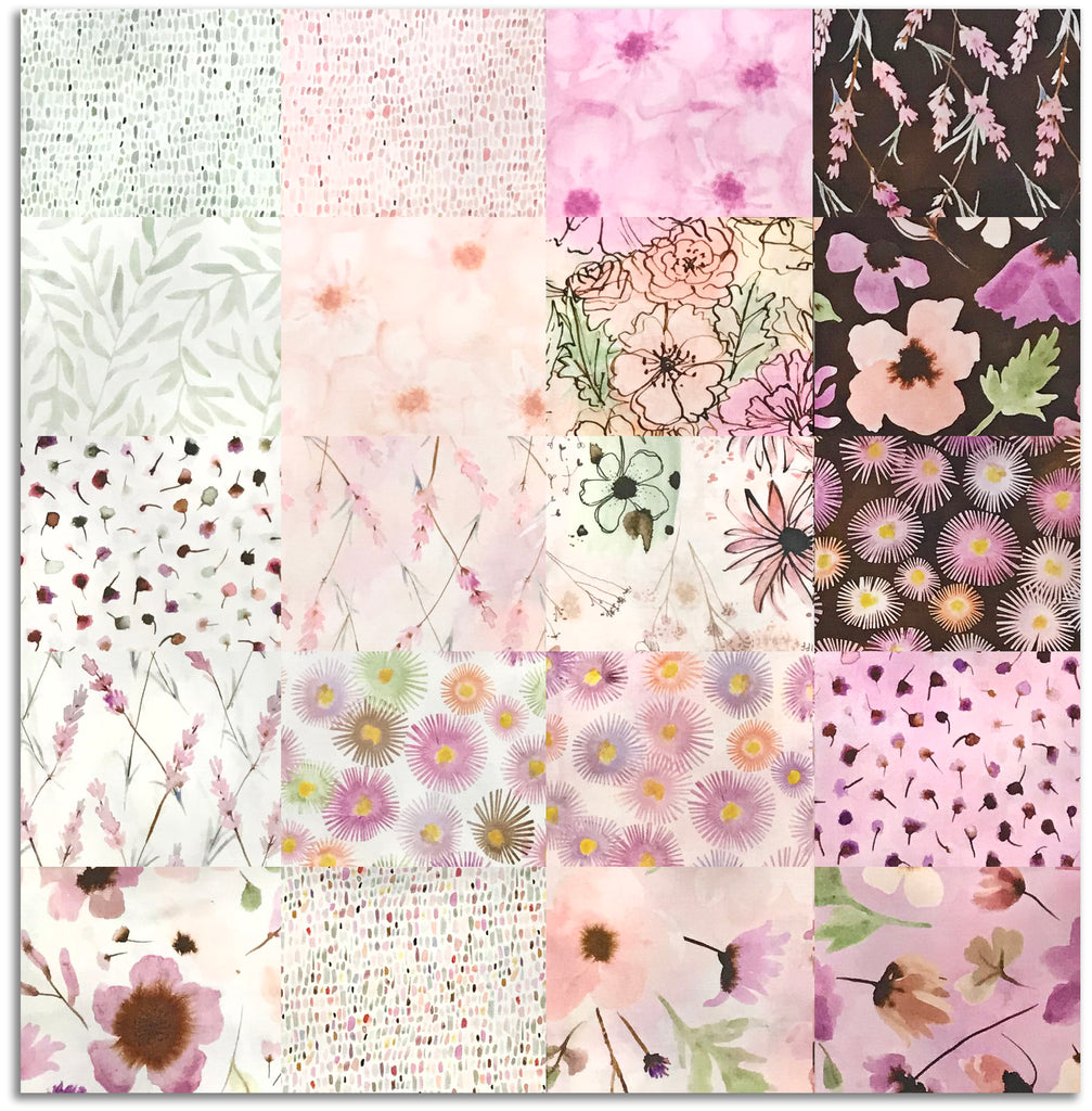 Moda Pre-Cut 20 Piece Fat Quarter Bundle - Blooming Lovely – Jordan Fabrics