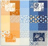 Moda Pre-Cut 34 Piece Fat Quarter Bundle - Denim Daisies