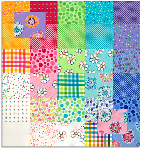 Moda - Me & My Sister Designs - Pre-Cut 32 Piece Fat Quarter Bundle - Fiesta