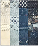 Moda Pre-Cut 24 Piece Fat Quarter Bundle - Indigo Blooming