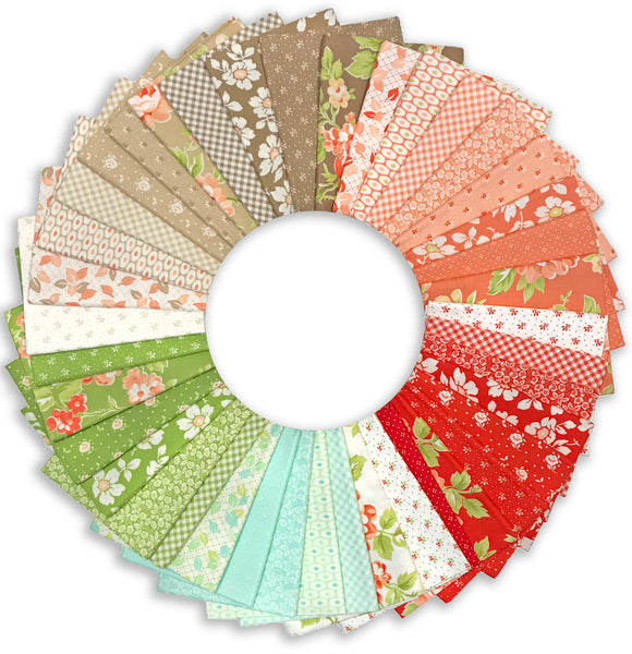 Moda Pre-Cut 40 Piece Fat Quarter Bundle - Jelly & Jam