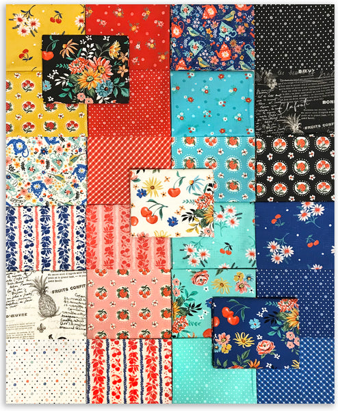 Moda Pre-Cut 27 Piece Fat Quarter Bundle - Julia – Jordan Fabrics