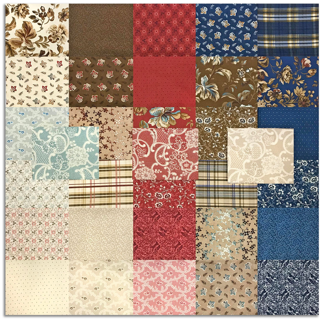 Moda Pre-Cut 33 Piece Fat Quarter Bundle - Lydia's Lace – Jordan Fabrics