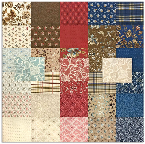 Moda Pre-Cut 33 Piece Fat Quarter Bundle - Lydia's Lace