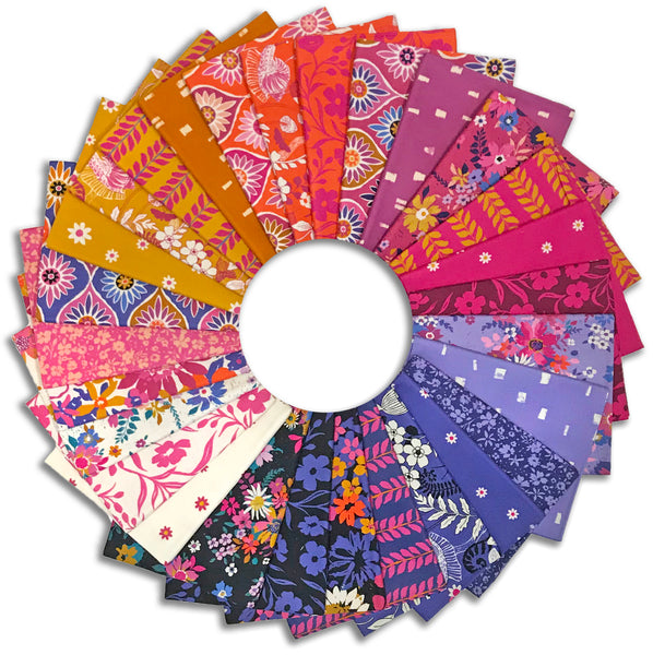 Moda - Pre-Cut 28 Piece Fat Quarter Bundle  - Maeve