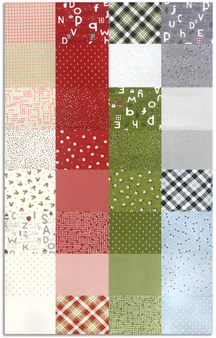 Moda Pre-Cut 32 Piece Fat Quarter Bundle - On Dasher