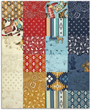 Moda - Pre-Cut 24 Piece Fat Quarter Bundle  - Saddle Ranch