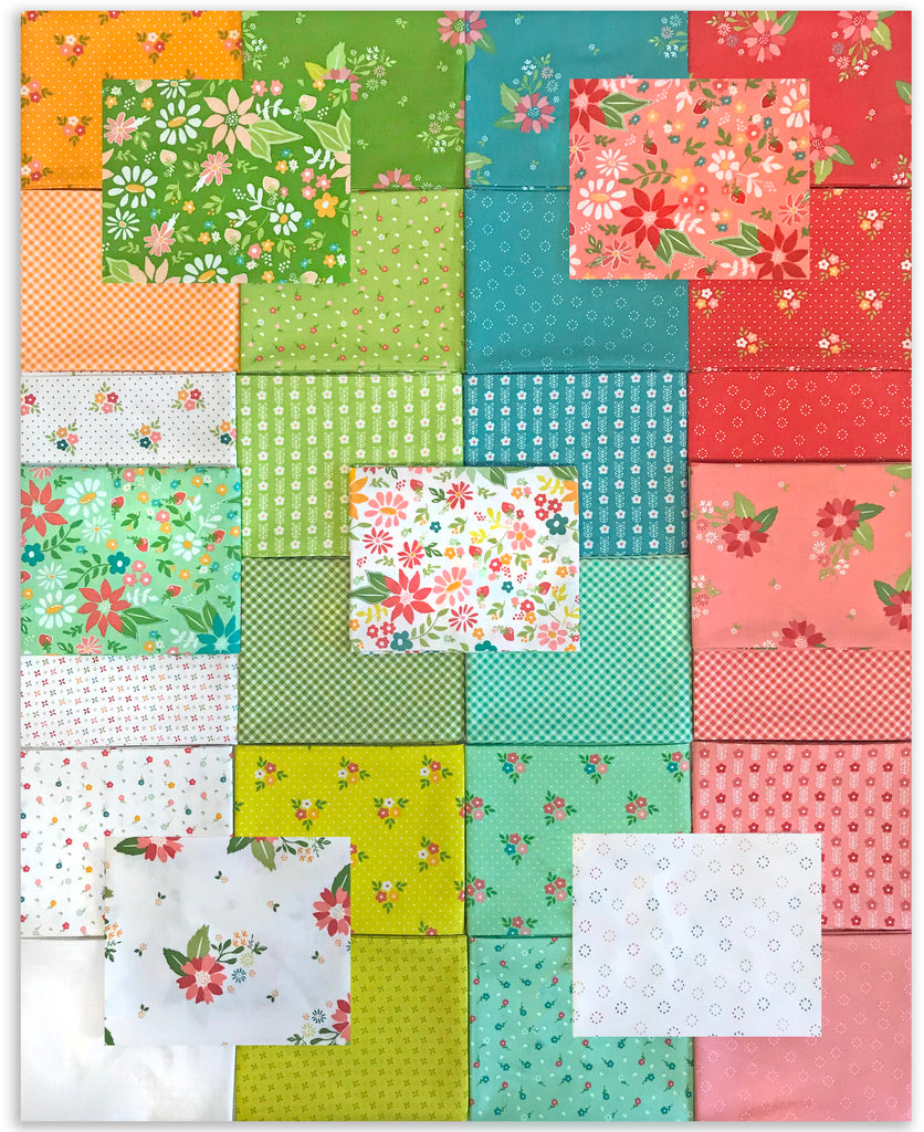 Sugar & Spice Quilt Bundle with Moda Strawberry Lemonade Jordan Fabrics