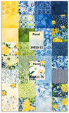 Moda Pre-Cut 34 Piece Fat Quarter Bundle - Sunshine & Blue Skies