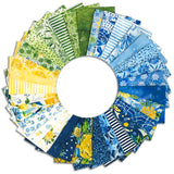 Moda Pre-Cut 34 Piece Fat Quarter Bundle - Sunshine & Blue Skies