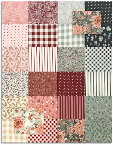 Riley Blake  Pre-Cut 26 Piece Fat Quarters FQ-15230 26 - A Walk On The Prairie