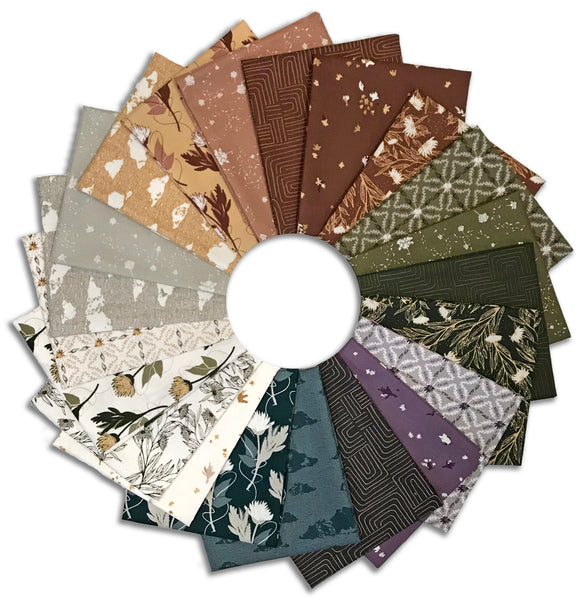 Matt's Riley Blake Pre-Cut 21 Piece Fat Quarters - Dancing Daisies