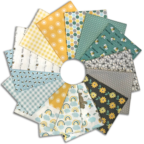 Matt's Pre-Cut 14 Piece Fat Quarter Bundle - Studio E - Hello Honey!