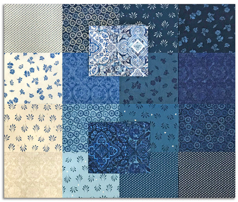 Windham Pre-Cut 18 Piece Fat Quarter Bundle - FATQBANY X - Banyan