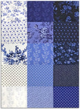 Windham Pre-Cut 15 Piece Fat Quarter Bundle - FATQJASP X - Jasper Blue