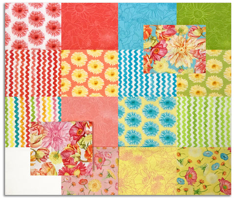 Windham Pre-Cut 18 Piece Fat Quarter Bundle - FATQSPDR X - Spring Dreams