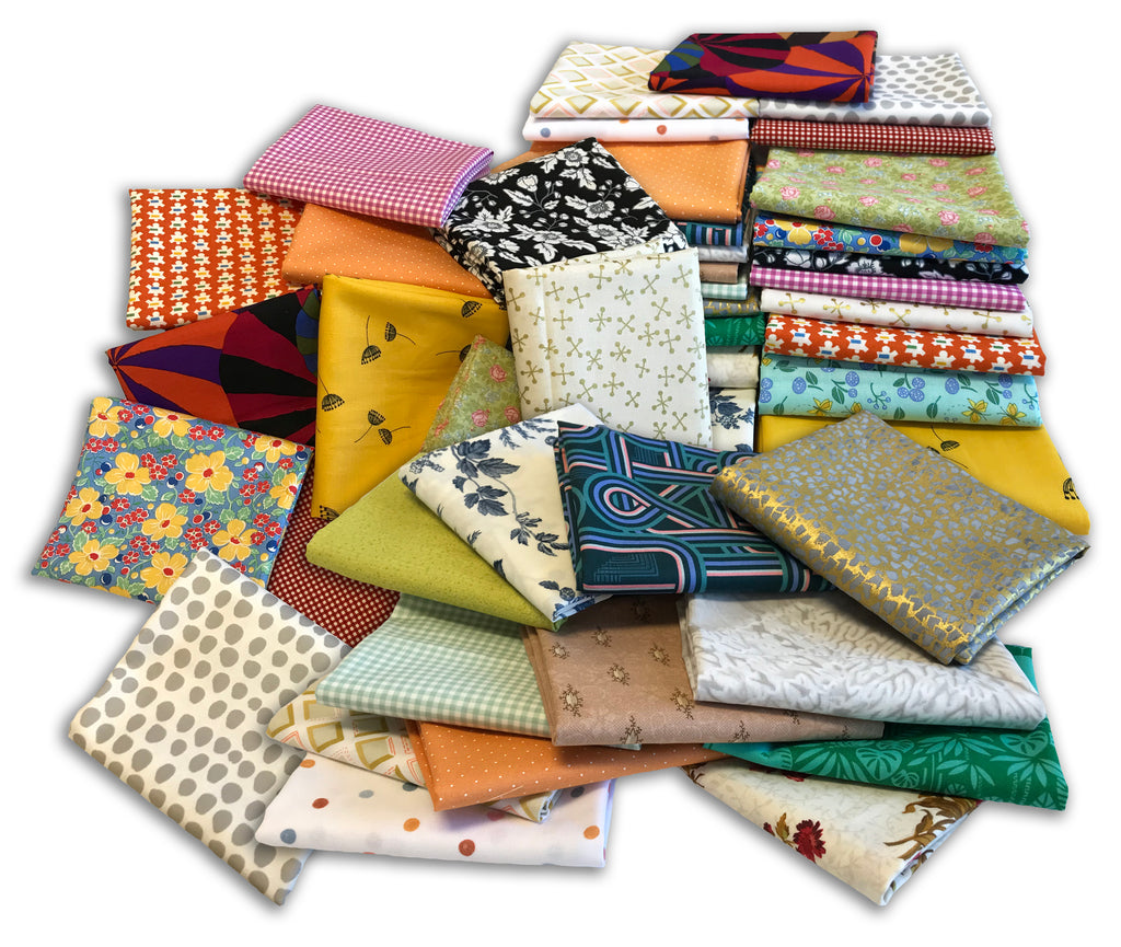 Mystery Fat Quarter Bundles in 4, 8, 16, 32, and 50 Piecesfree Shipping 
