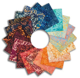 Kaufman Artisan Batiks Pre-Cut 20 Piece Fat Quarters  2196 20 - Fall Splendor