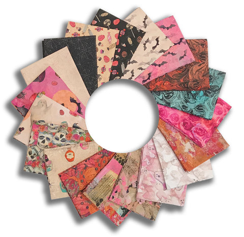 Clothworks Digital Pre-Cut 19 Piece Fat Quarter Bundle - FQ0508 - Faboolous