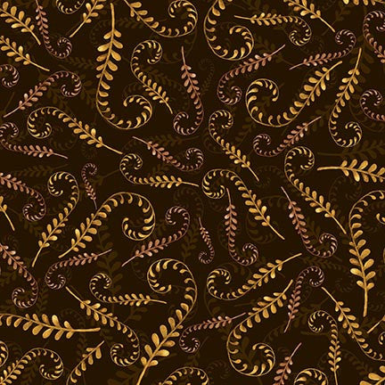 Henry Glass & Co. Forest Floor 1812 33 Brown Vines By The Yard