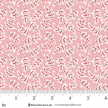 Henry Glass & Co. Frosty & Forest Friends 2045 28 Pink Geo Leaves By The Yard