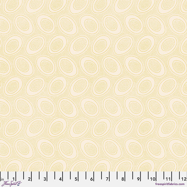 Free Spirit Kaffe Fassett GP71 Ivory Aboriginal Dot By The Yard