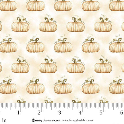 Henry Glass & Co. Hello Pumpkin 1891 40 Cream Small Pumpkins By The Yard