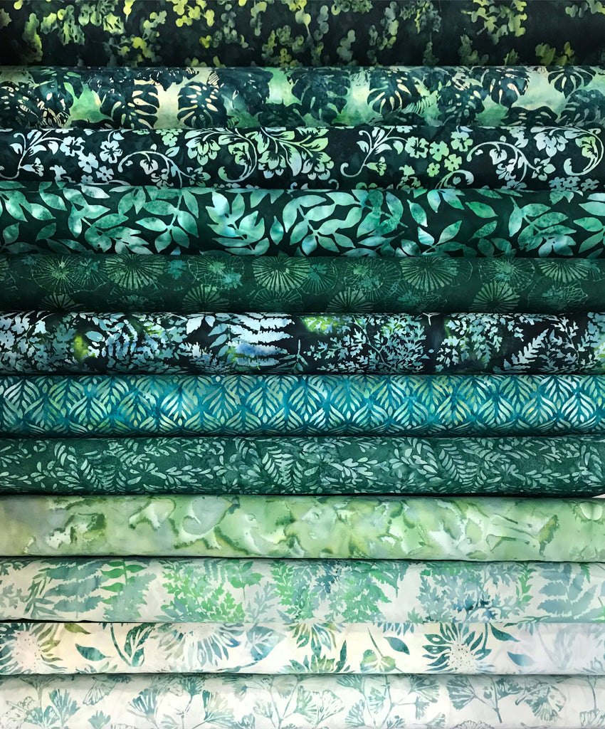 Color Crush Batik Fabric by the Yard