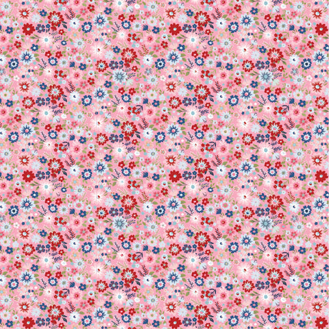 Poppie Cotton Hip Hip Hooray - Liberty HH25102 Hooray Pink By The Yard