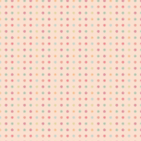 Poppie Cotton Calico Cowgirls CW24825 I Got Spurs Natural By The Yard