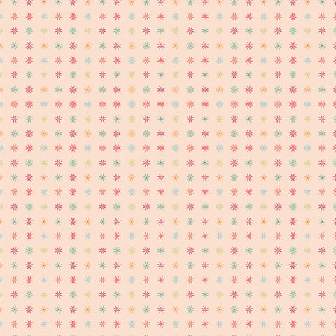 Poppie Cotton Calico Cowgirls CW24825 I Got Spurs Natural By The Yard