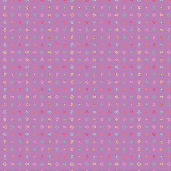 Poppie Cotton Calico Cowgirls CW24823 I Got Spurs Purple By The Yard