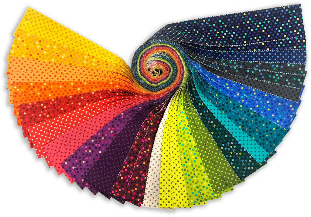 Fabric Jelly Rolls: 40 Strips, 2 1/2 W X 42 L Strips, Benartex