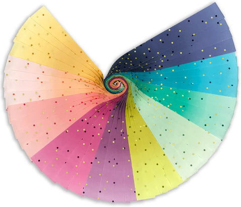 Pointy Strip Star BUNDLE Quilt Kit – Enthält vorgeschnittene Jelly Rolls Moda Best Ombre Confetti. Versand am 8. März