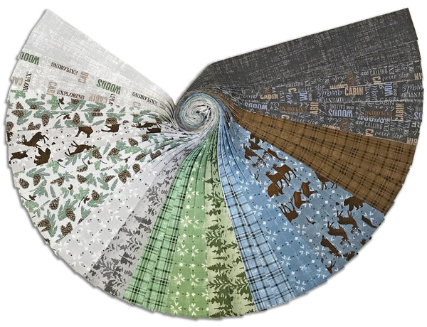 Wilmington Prints Pre-cut 40 Piece Strips 840-852-840 - Timberland Trails